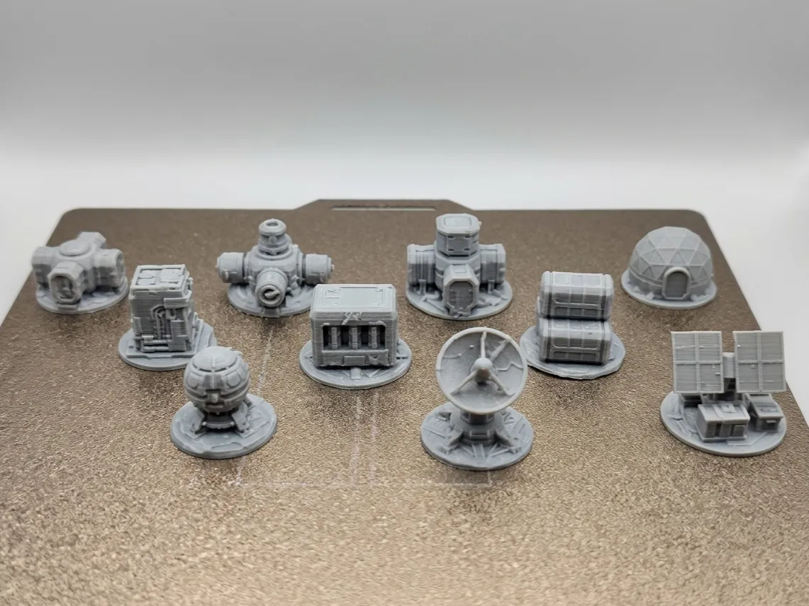 Sci-Fi Outpost Miniatures, Space Colony Set