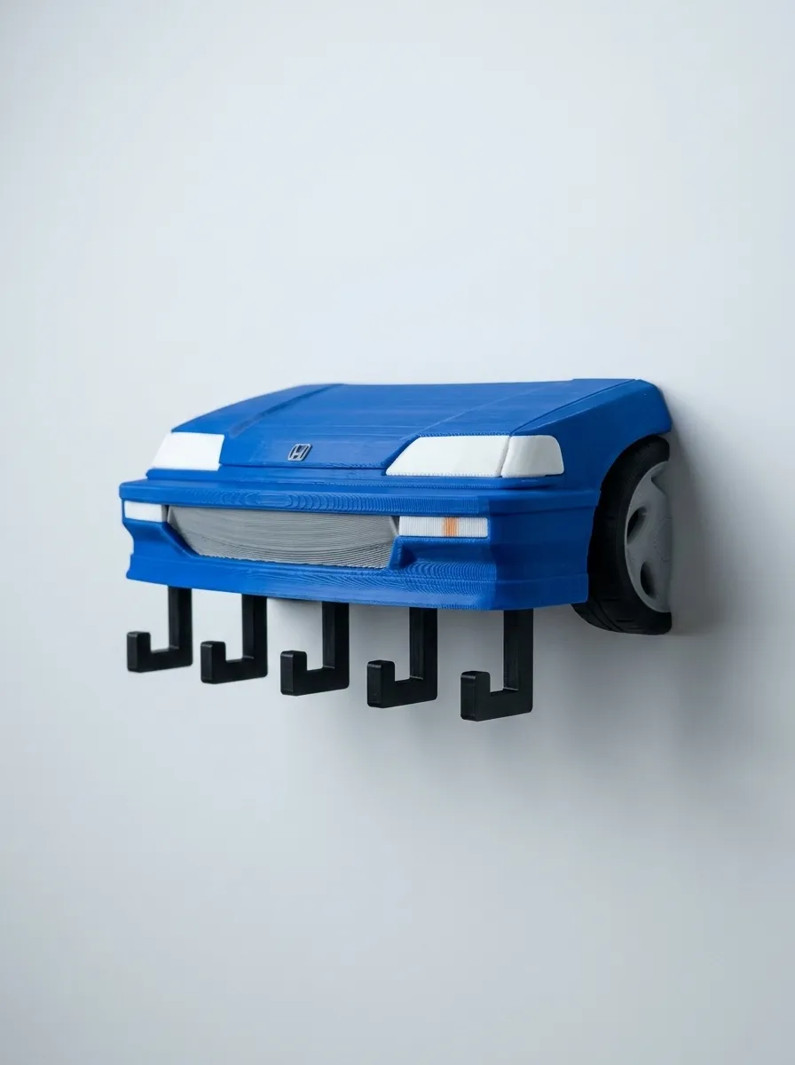 Honda Civic EF9 Wall Key Holder, photo 3 of 4 - Honda Civic EF9 Wall Key Holder Storage & Organisation