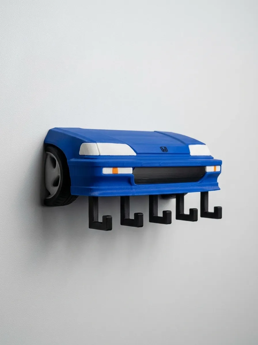 Honda Civic EF9 Wall Key Holder, photo 4 of 4 - Honda Civic EF9 Wall Key Holder Storage & Organisation