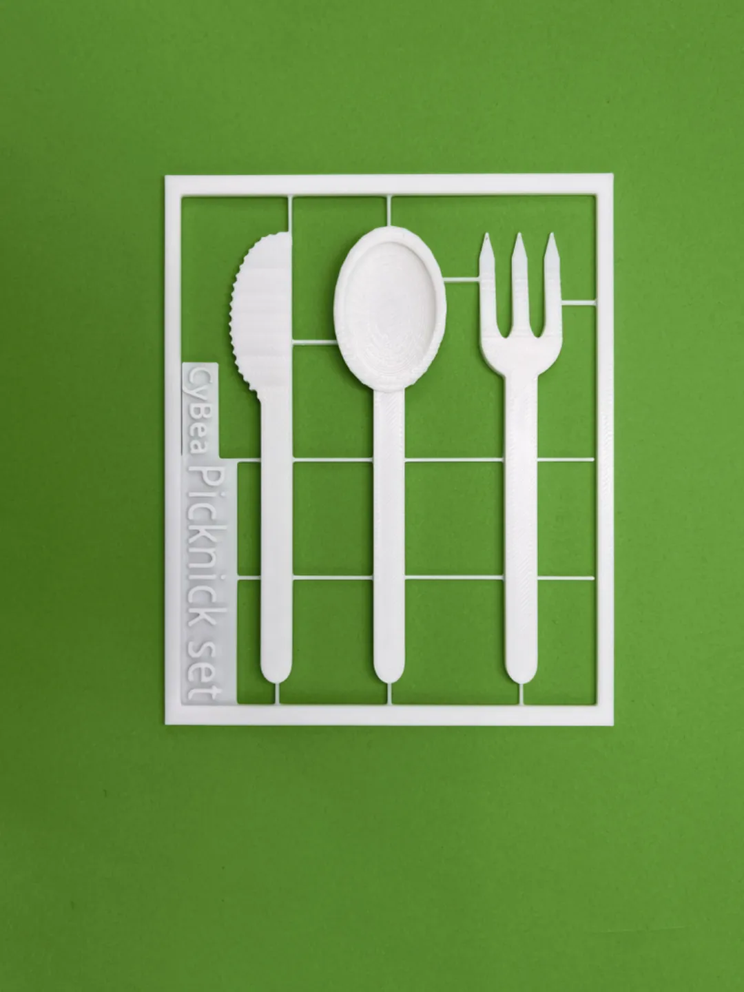 Picknick cutlery kit card