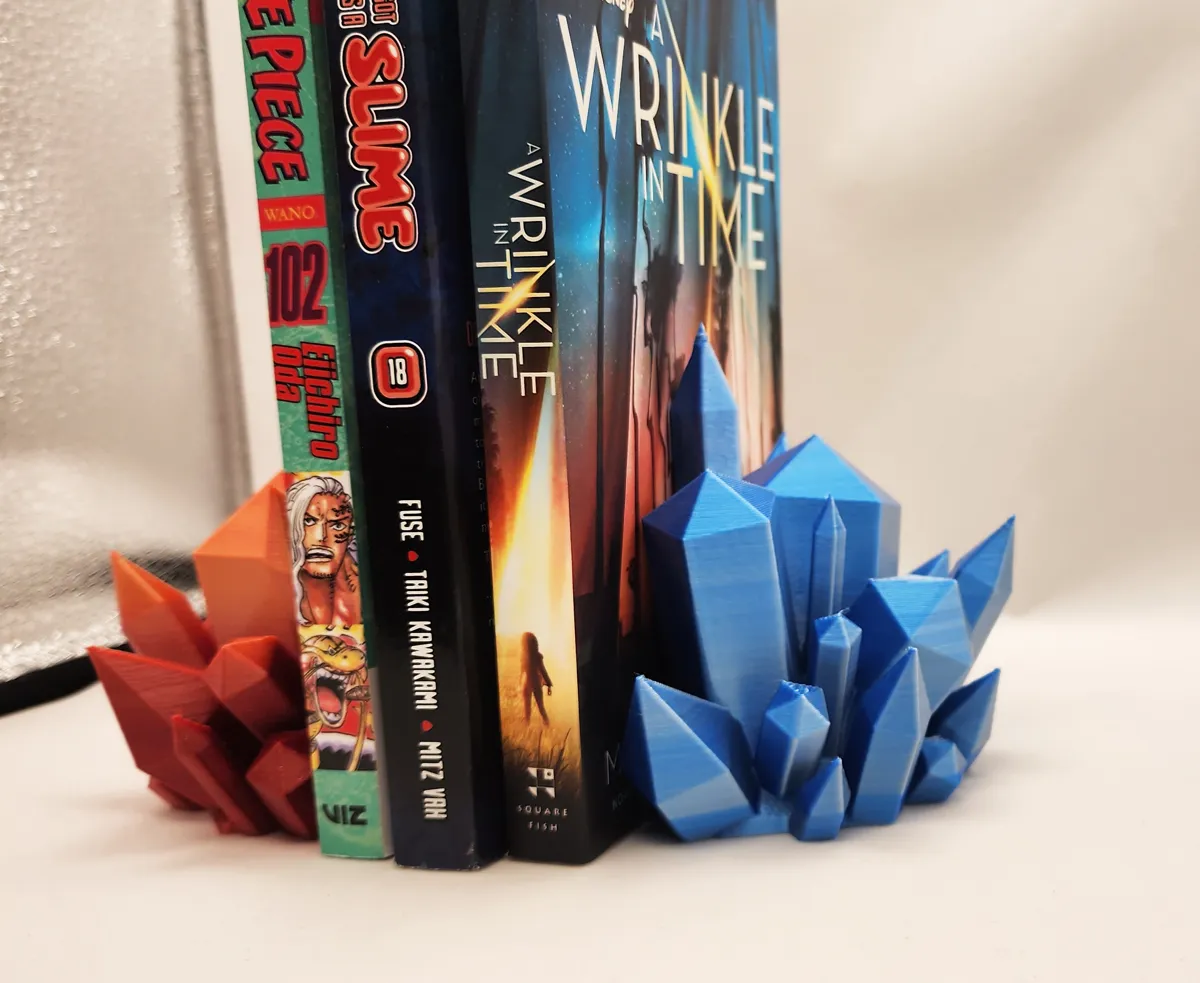 ⧋ Crystal Cluster Bookends ⧋, photo 4 of 4 - Bookends, nosupport