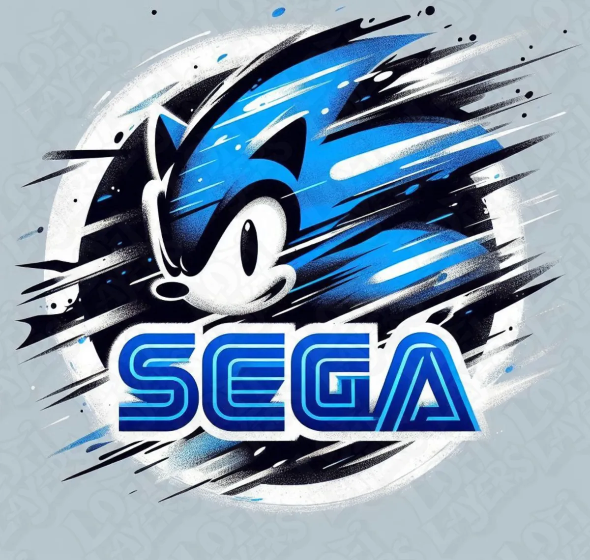 Sega Logo Hueforge