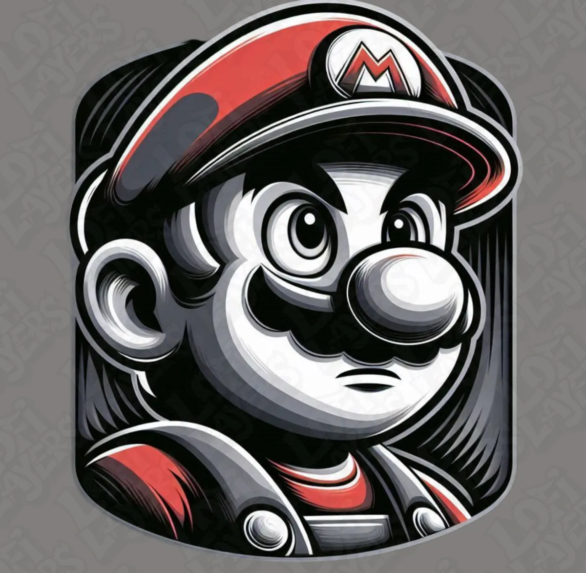 Mario Badge Hueforge