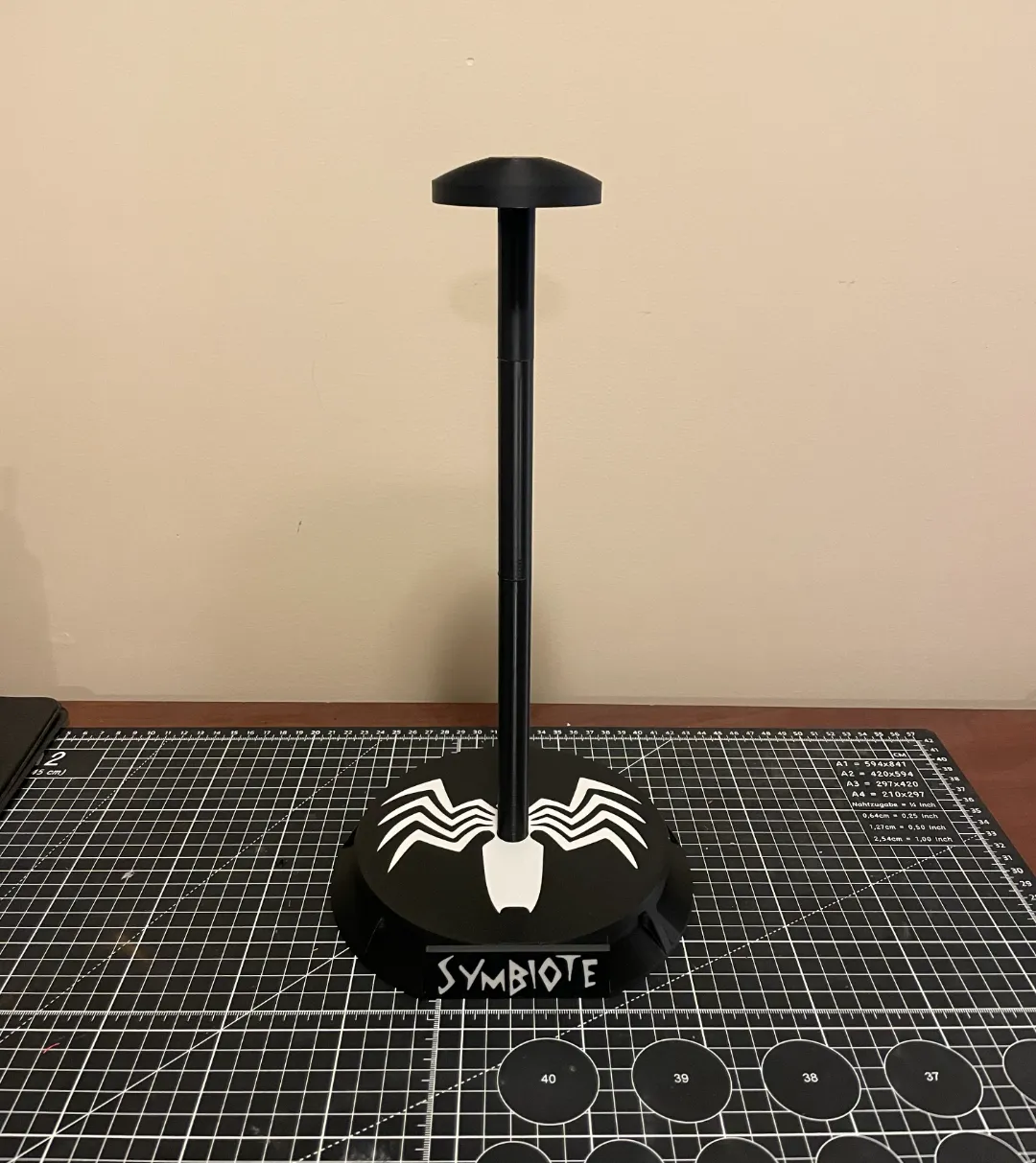 Spiderman Symbiote Helmet Stand - Superhero Masks, in stock