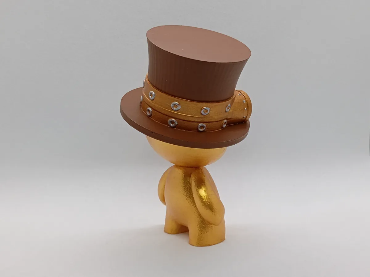 Steampunk Ronnie art toy, photo 4 of 4 - Steampunk Ronnie art toy Toys & Games
