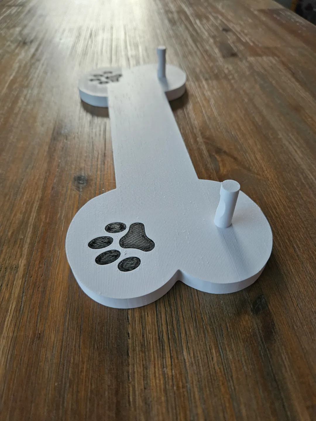 Customizable dog bone key hook, photo 3 of 4 - Customizable dog bone key hook Household