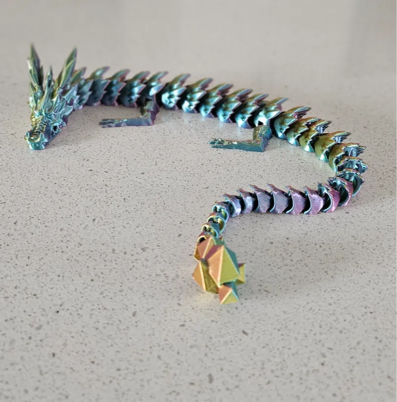 Flexi Long Dragon Crystal tail V2