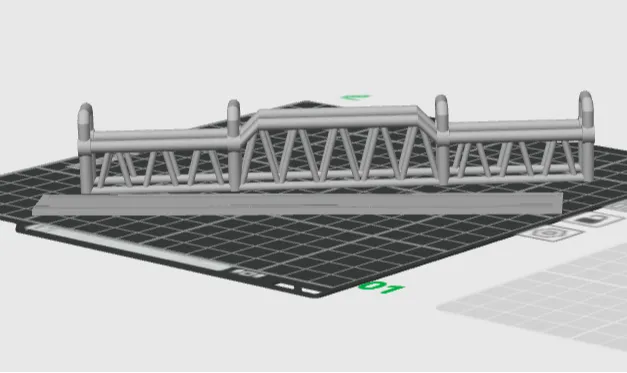 N Gauge Pedestrian Foot Bridge for Model Railway - Gauges & Callipers, in stock in India
