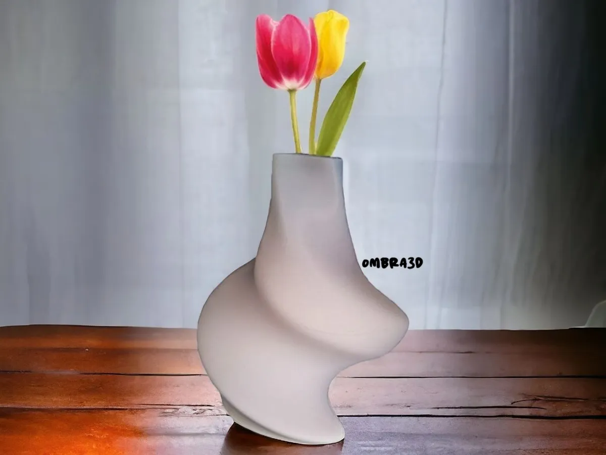 Modern Spiral Vase - Decor, in stock in India