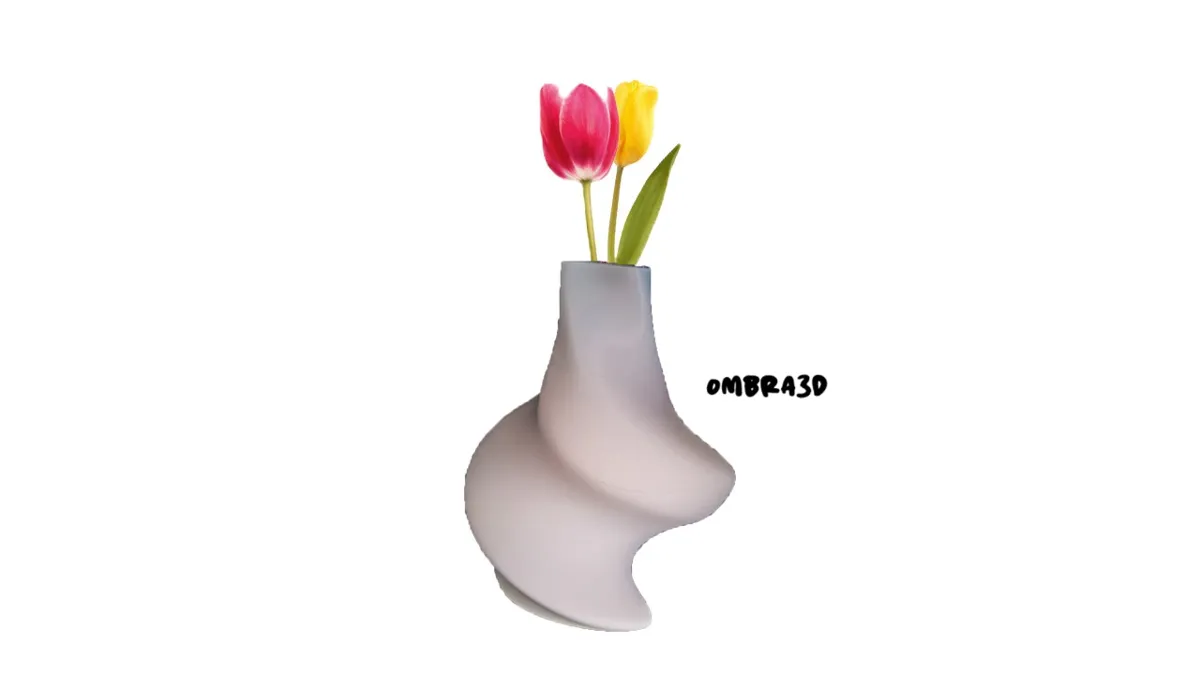 Modern Spiral Vase, photo 2 of 3 - Modern Spiral Vase Household