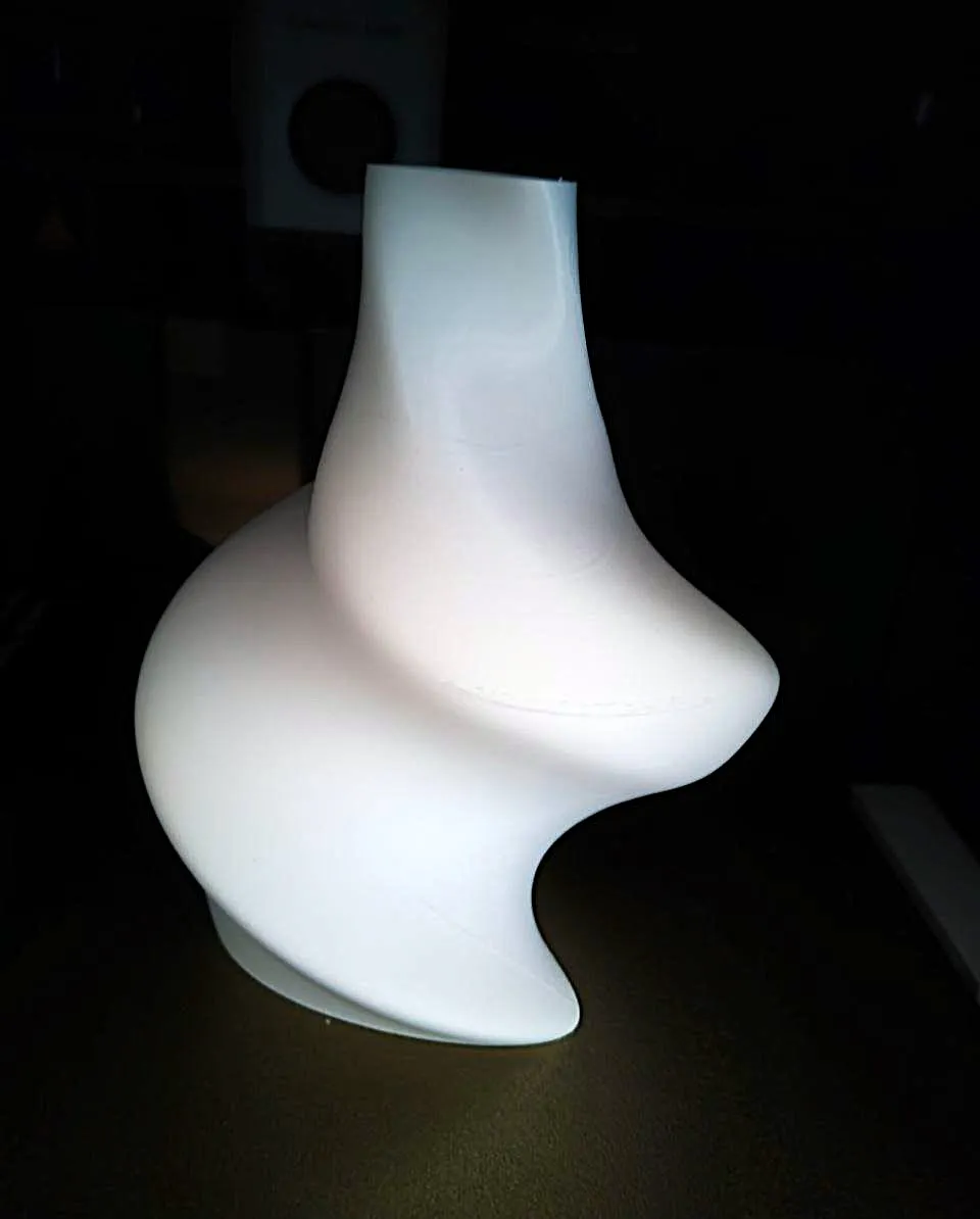 Modern Spiral Vase, photo 3 of 3 - Modern Spiral Vase Household