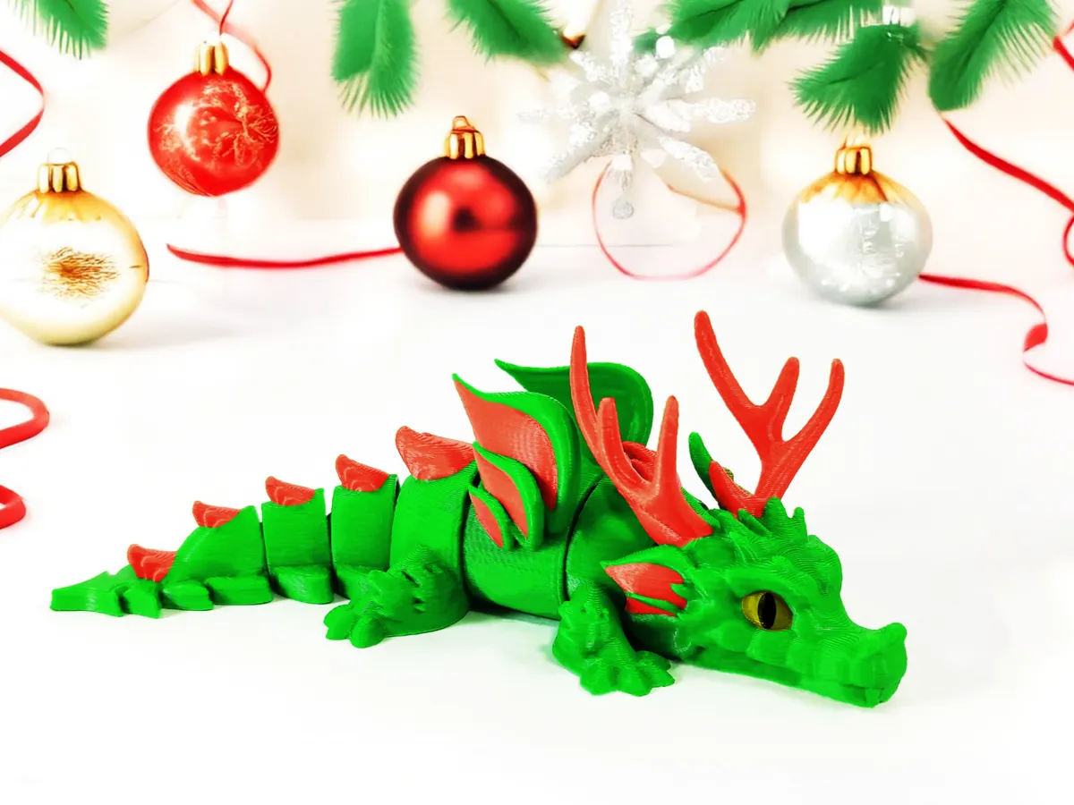 Articulated Winter flare Dragon Christmas - Characters, in stock in India