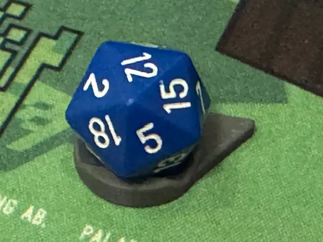 Wound or pin or other counter tray for dice., photo 4 of 4 - Wound or pin or other counter tray for dice. Board Games & Tabletop