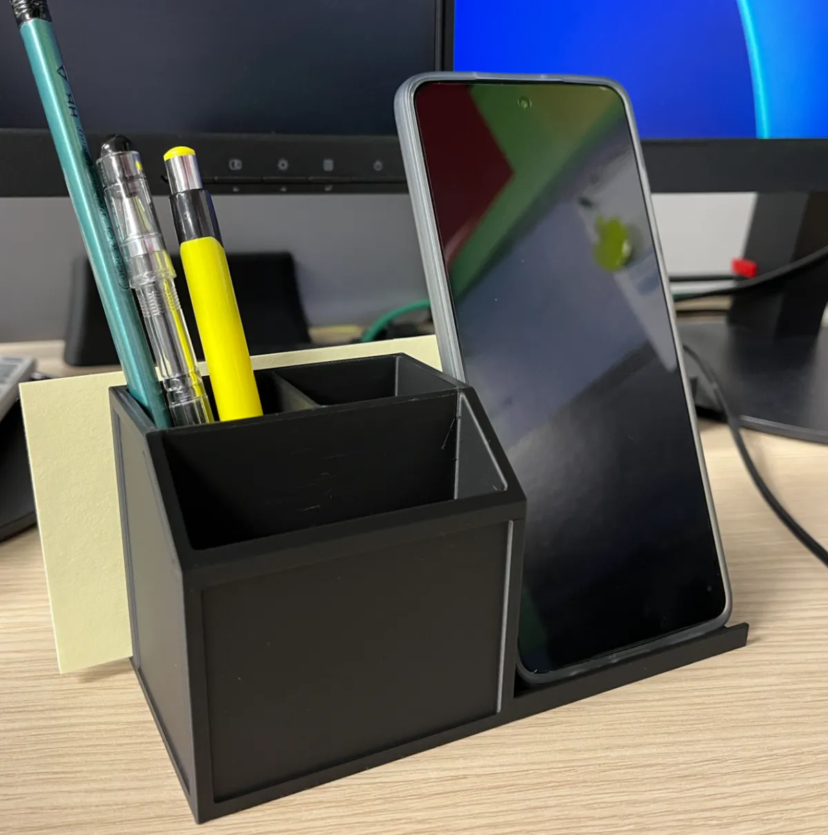 Desk organizer with phone stand - Stands with Storage, in stock