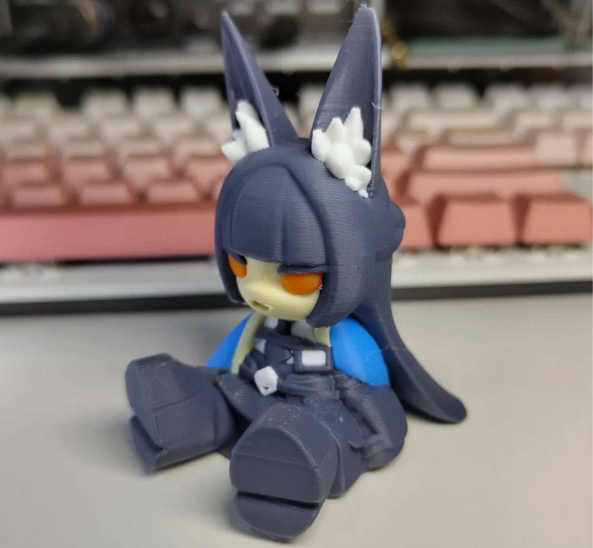 Hoshimi Miyabi Chibi from Zenless Zone Zero - Chibi & Cute Character Figures, in stock in India