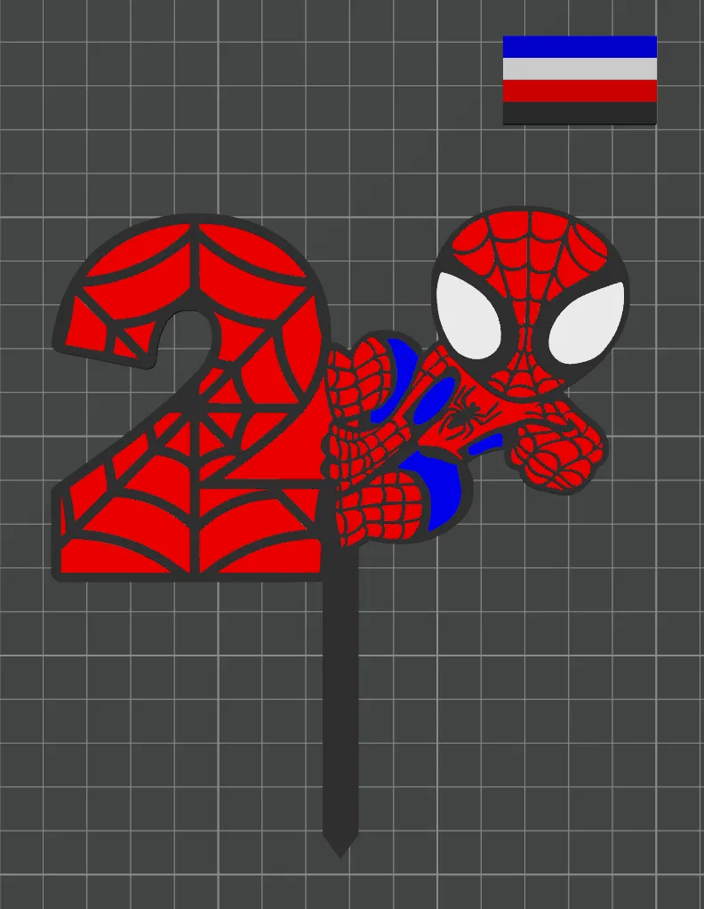 Spiderman 2 birthday cake topper, photo 3 of 3 - Spiderman 2 birthday cake topper Gifts & Occasions