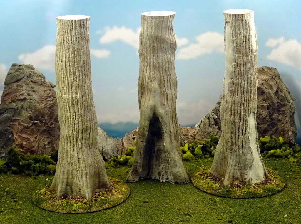 Vegetation B - Giant tree trunks, photo 4 of 4 - Vegetation B - Giant tree trunks Board Games & Tabletop