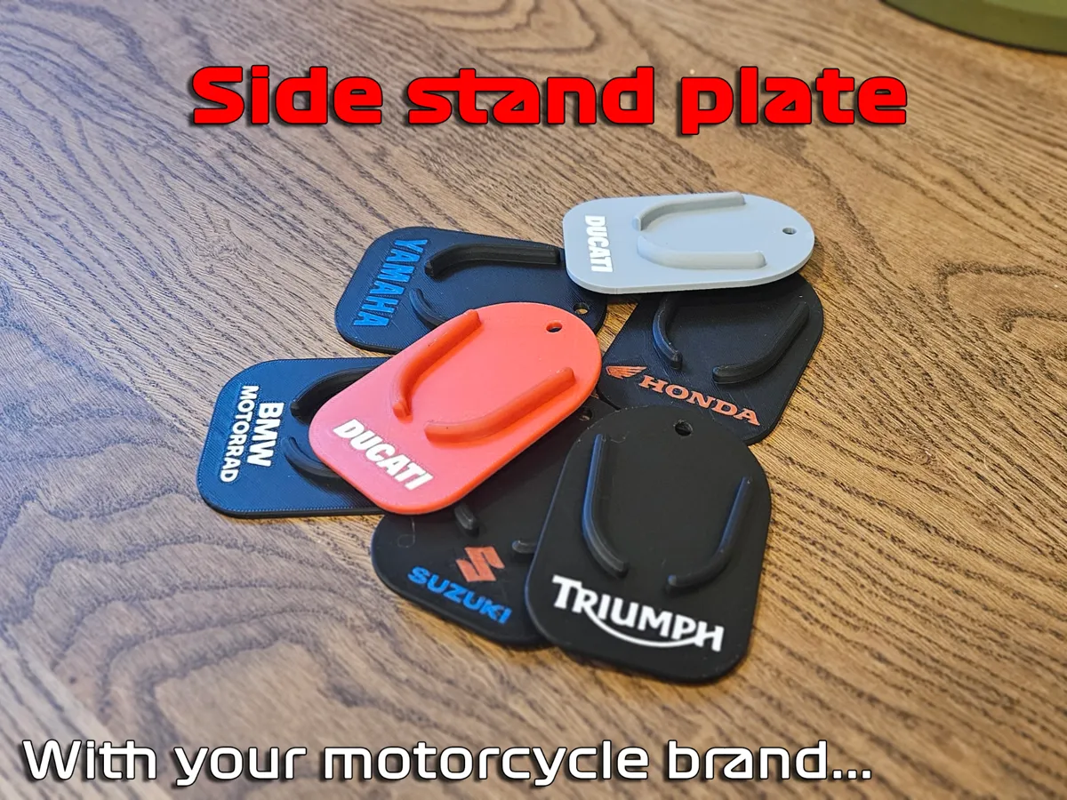 Side stand plates/Kickstand plates with your brand