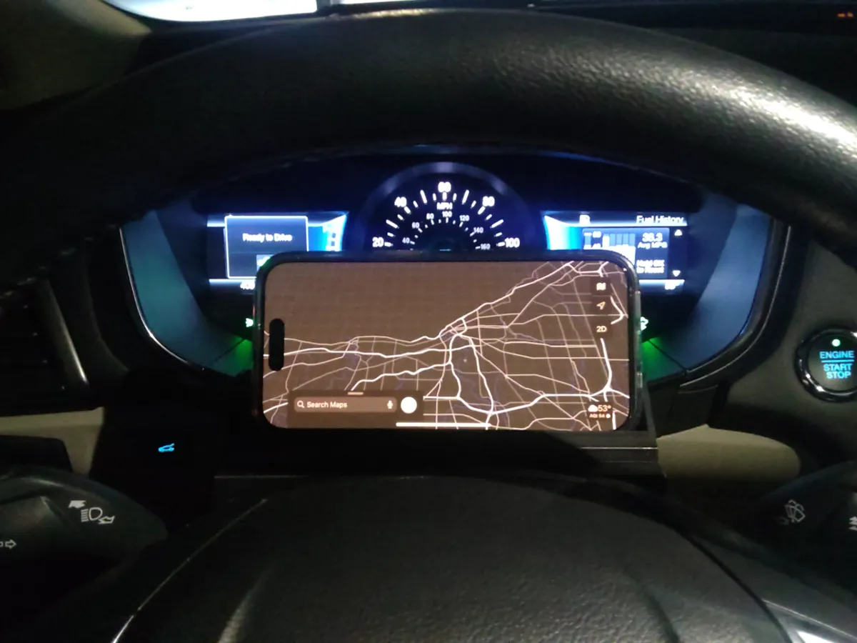 Steering Column Phone Stand