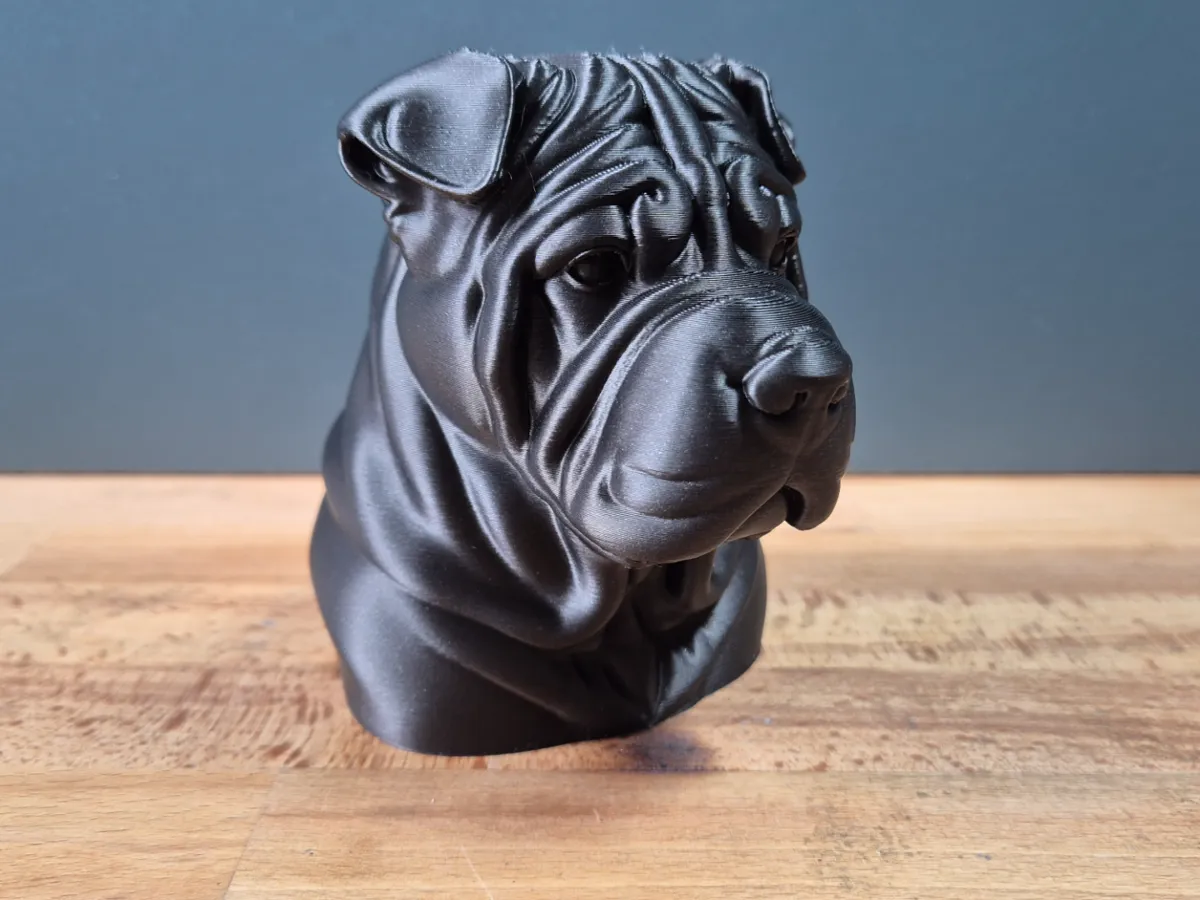 Shar Pei Bust