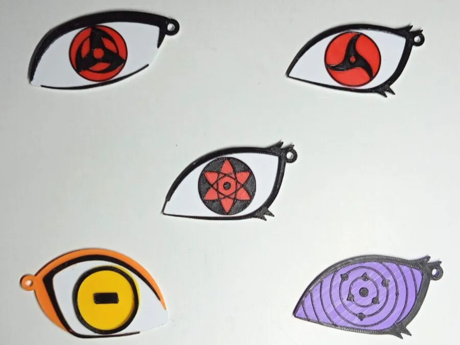 Naruto Eyes - Keychain