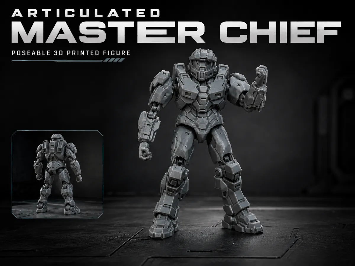 Articulated Master Chief Mecha | Action Figure