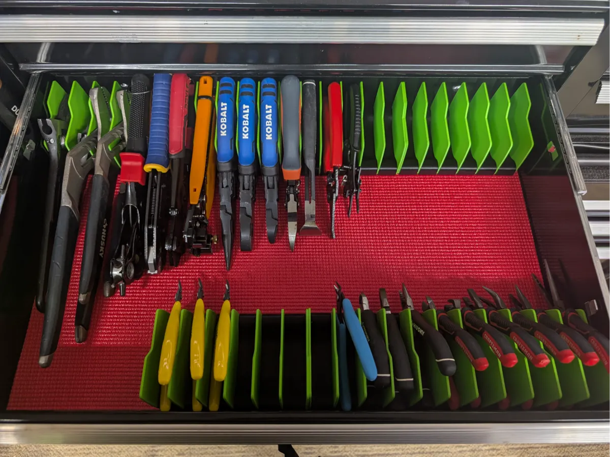 Custom Length Plier Organizer