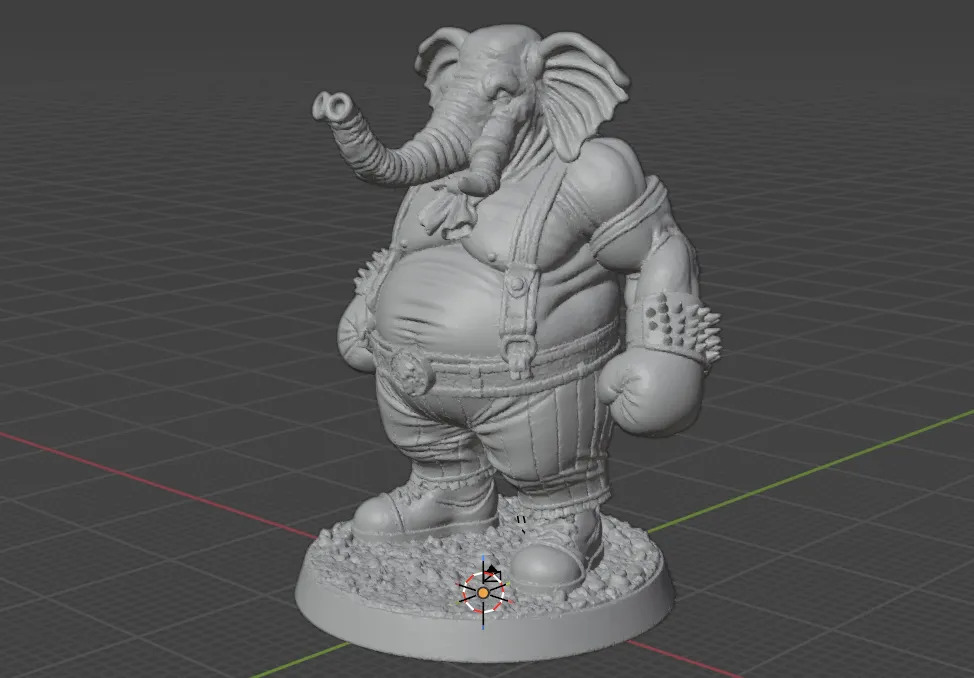 Elephant Boxer, Wargame Miniature, photo 3 of 4 - Elephant Boxer, Wargame Miniature Figurines & Collectibles