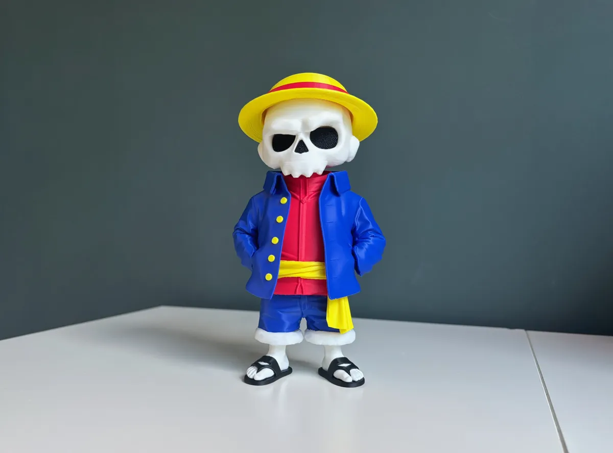Pirate Skull One Piece, ZKULL Multipart, photo 3 of 4 - Pirate Skull One Piece, ZKULL Multipart Figurines & Collectibles