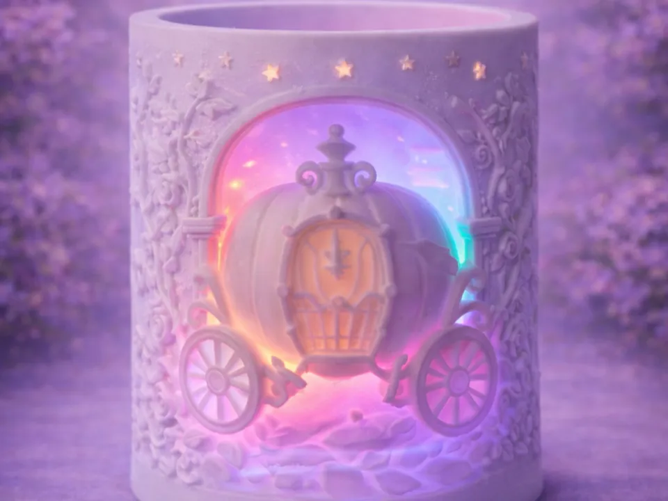 Enchanted Carriage Lantern, Fairy Tale LED Light