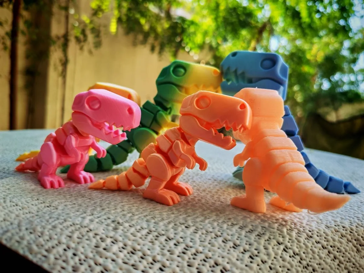 Flexi Articulated T-Rex, photo 4 of 4 - Flexi Articulated T-Rex Miniatures