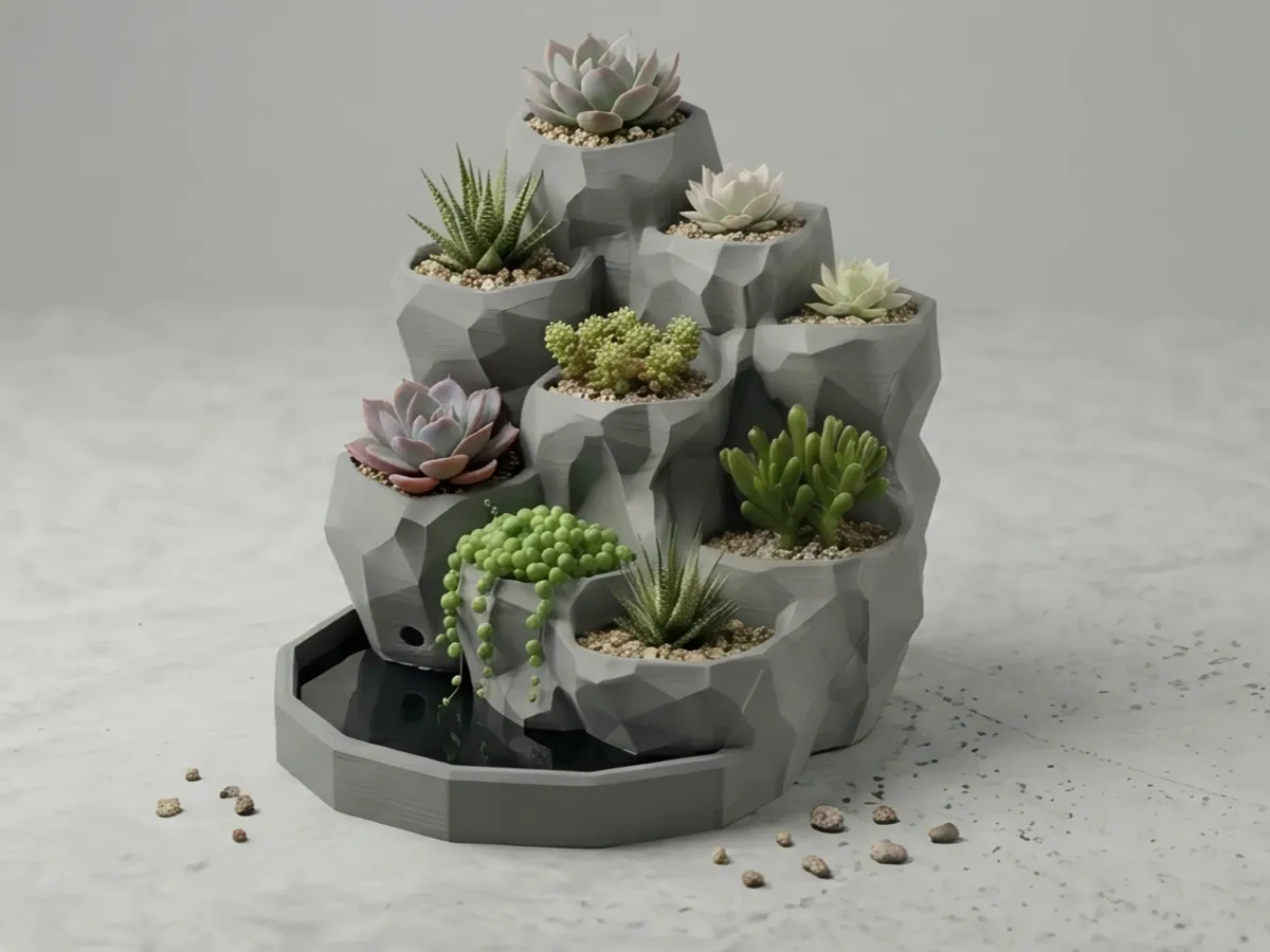 Succulent pot - planter - with drainage
