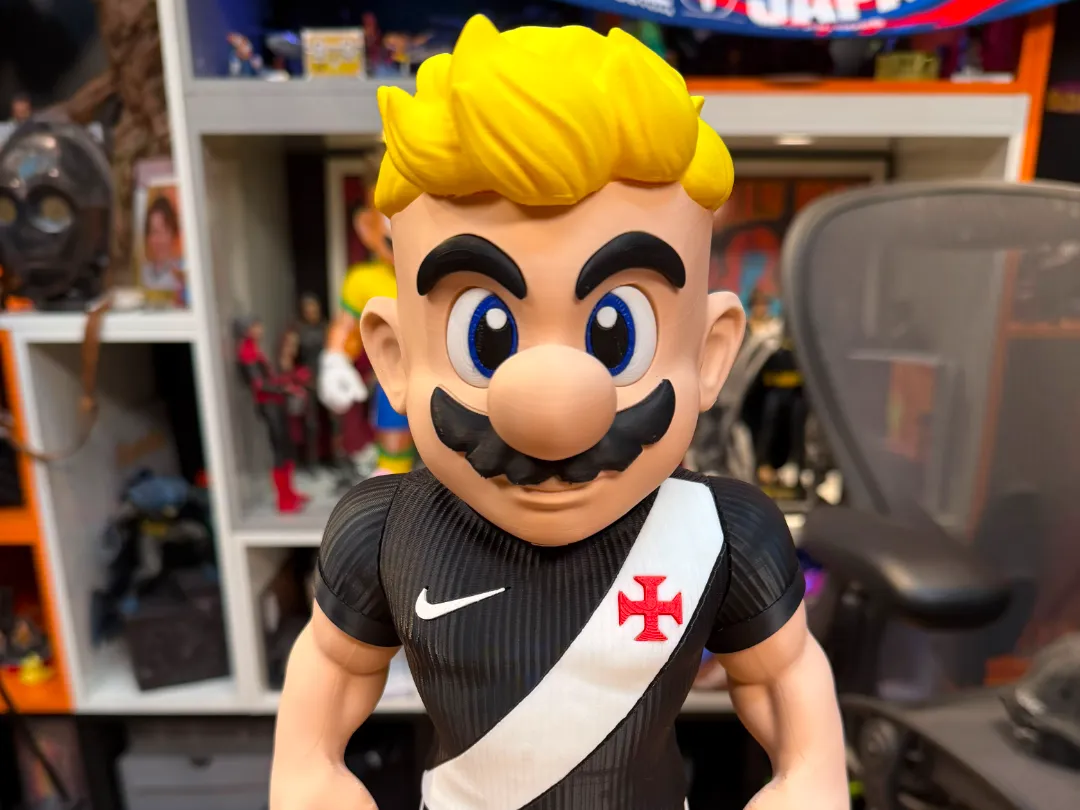 SUPER MÁRIO VASCO (JUNINHO 8) SEM (PRETO) 35cm - Characters, in stock in India
