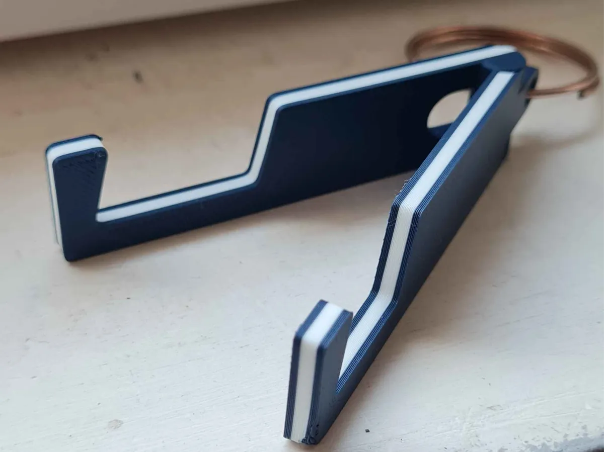 Foldable Dual Color Phone Stand Keychain - Gadgets, in stock in India