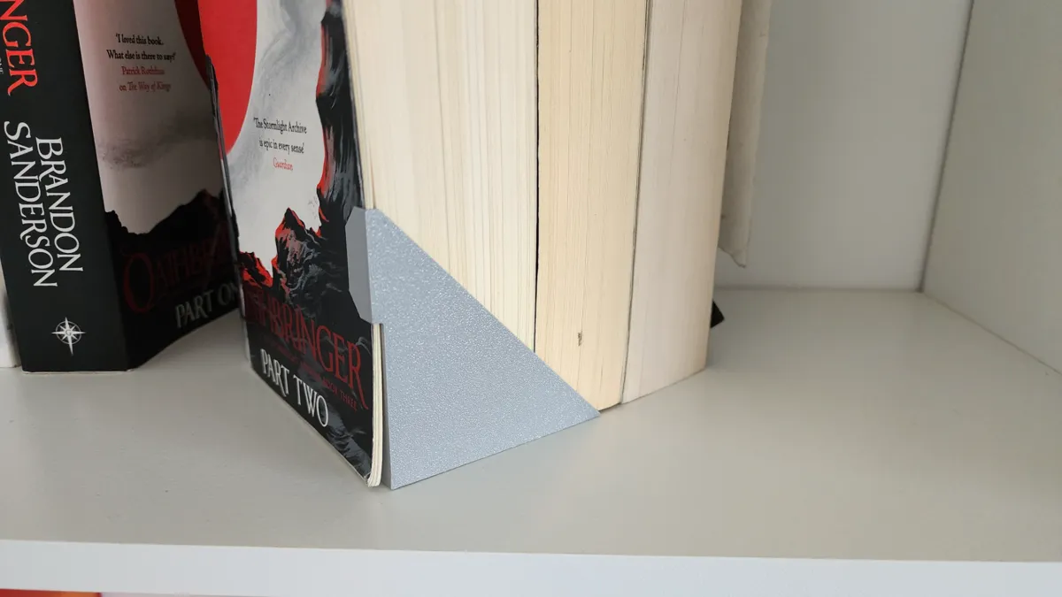 INVISIBLE BOOK END! Holder., photo 2 of 4 - INVISIBLE BOOK END! Holder. Household