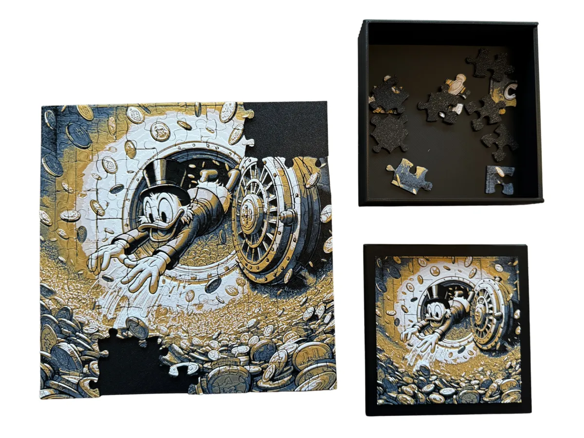 Scrooge McDuck Puzzle & Lid - Puzzle Boxes & Secret Boxes, in stock in India