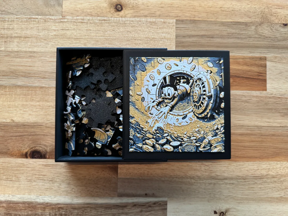 Scrooge McDuck Puzzle & Lid, photo 2 of 4 - Scrooge McDuck Puzzle & Lid Toys, Games & Hobbies