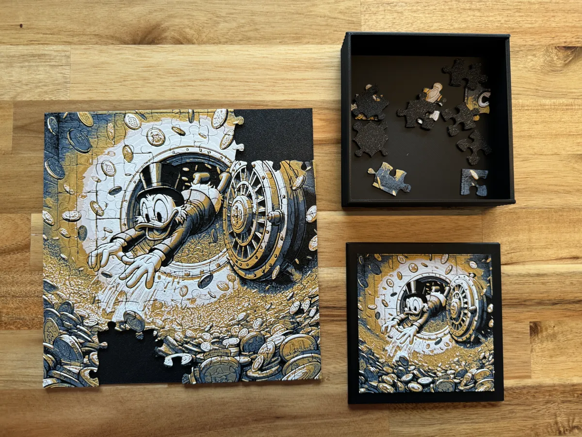 Scrooge McDuck Puzzle & Lid, photo 4 of 4 - Scrooge McDuck Puzzle & Lid Toys, Games & Hobbies