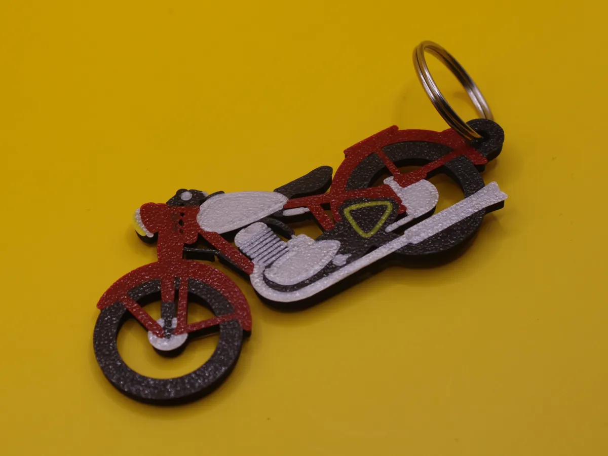 Motorcycle keychain Jawa 350/18 - pérák - Motorcycle Keychains, in stock