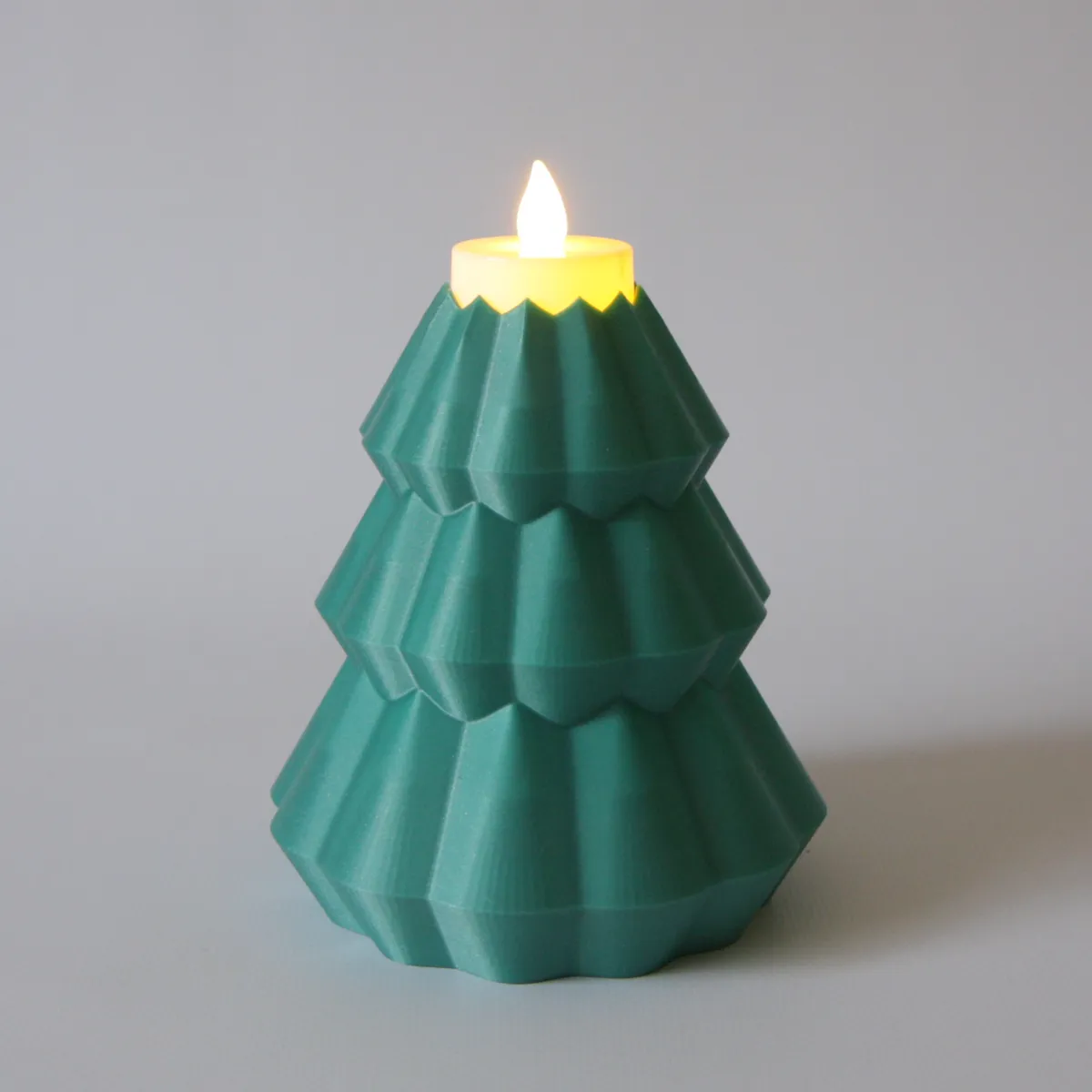 Christmas Tree Tealight Holder, photo 2 of 4 - Christmas Tree Tealight Holder Household