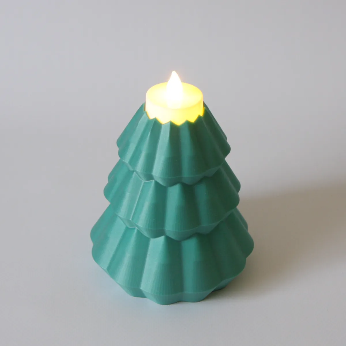 Christmas Tree Tealight Holder, photo 3 of 4 - Christmas Tree Tealight Holder Household