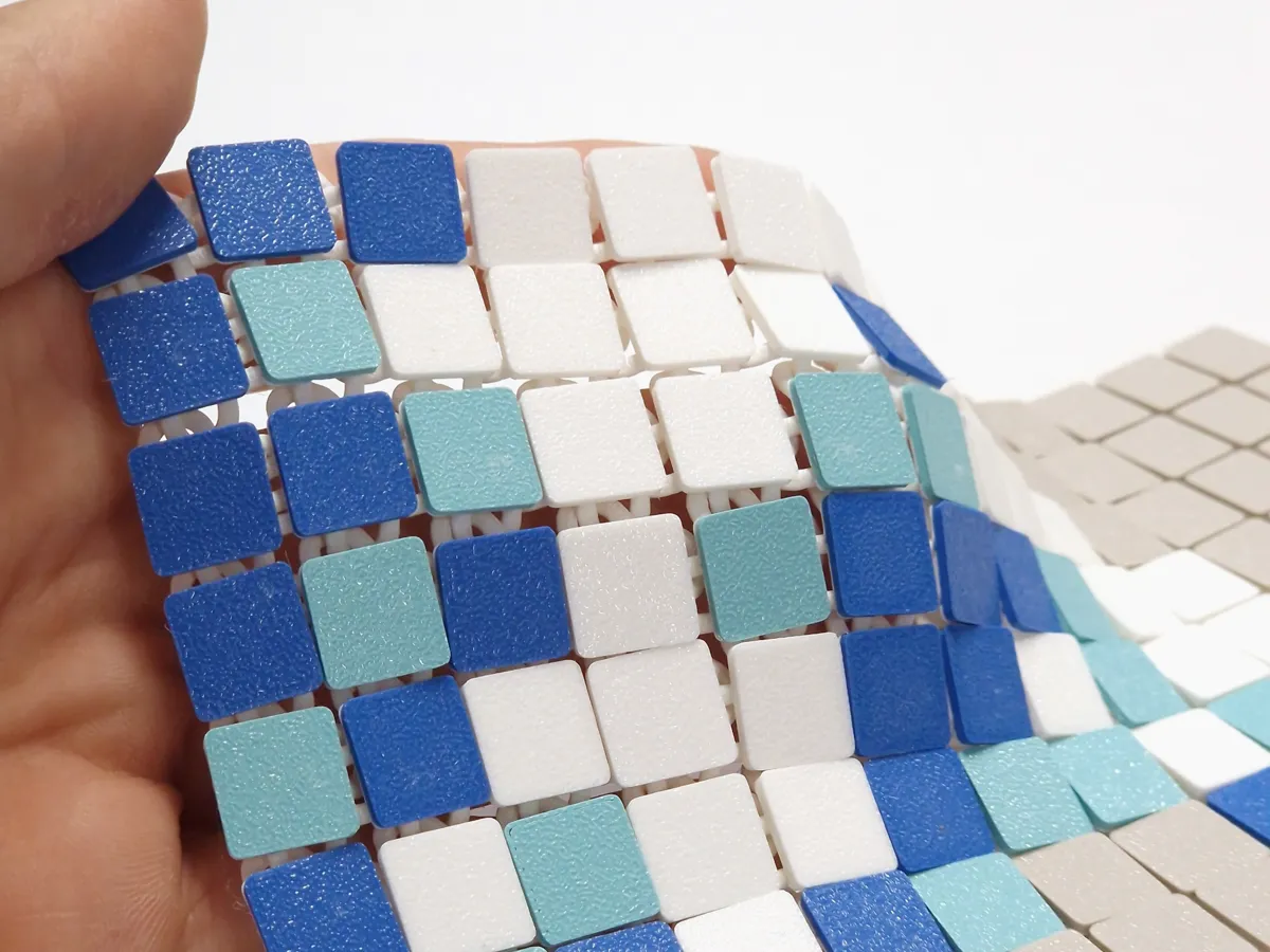 Pixel Art Chainmail Fabric Piece, photo 4 of 4 - Pixel Art Chainmail Fabric Piece Home Decor Items