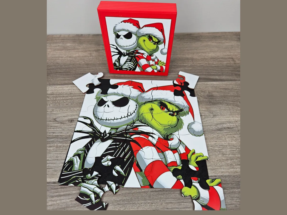 The Grinch and Jack Skellington - Puzzles, in stock in India