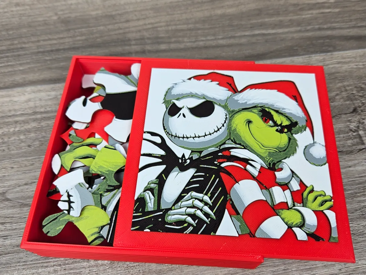 The Grinch and Jack Skellington, photo 4 of 4 - The Grinch and Jack Skellington Toys & Games