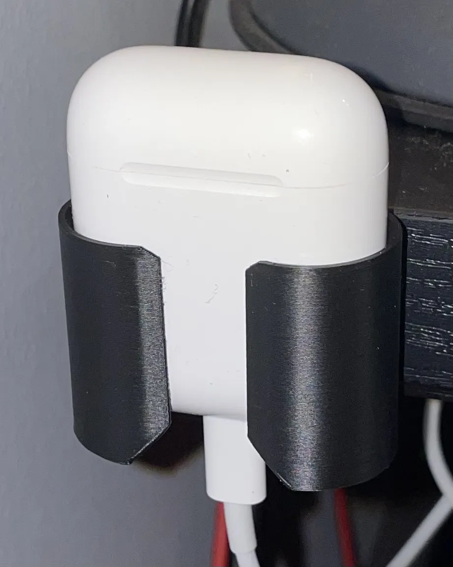 Apple AirPods case on IKEA desk mount, photo 2 of 3 - Apple AirPods case on IKEA desk mount Mobile & Device Accessories