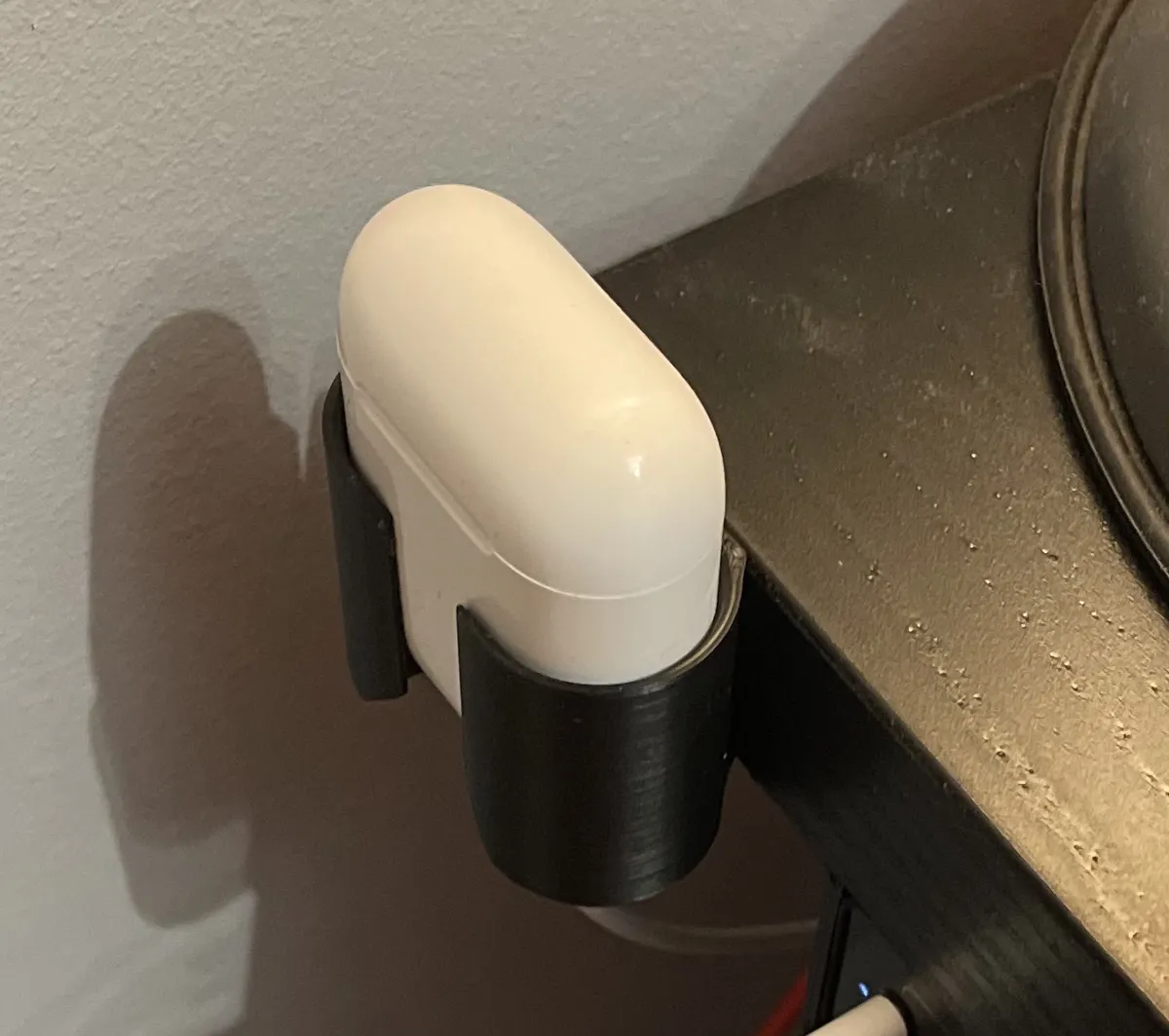 Apple AirPods case on IKEA desk mount, photo 3 of 3 - Apple AirPods case on IKEA desk mount Mobile & Device Accessories