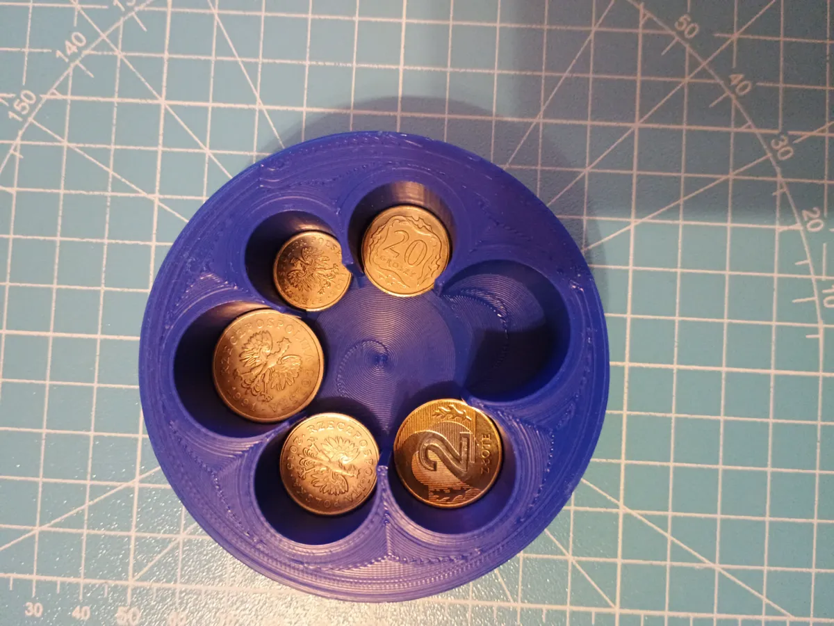 Polish change coin holder, photo 3 of 4 - Polish change coin holder Storage & Organisation