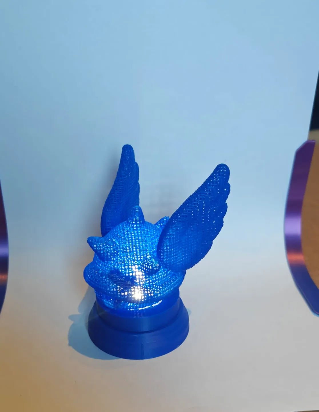 blue shell lantern, photo 2 of 4 - blue shell lantern Home Decor Items