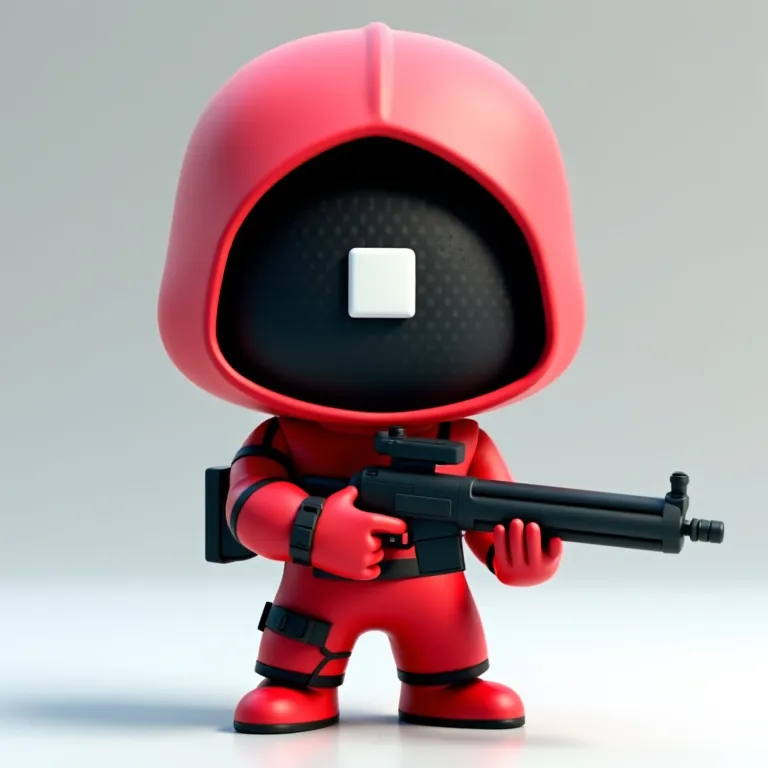 Chibi soldier squid Game - Cartoon & TV Figures, in stock in India