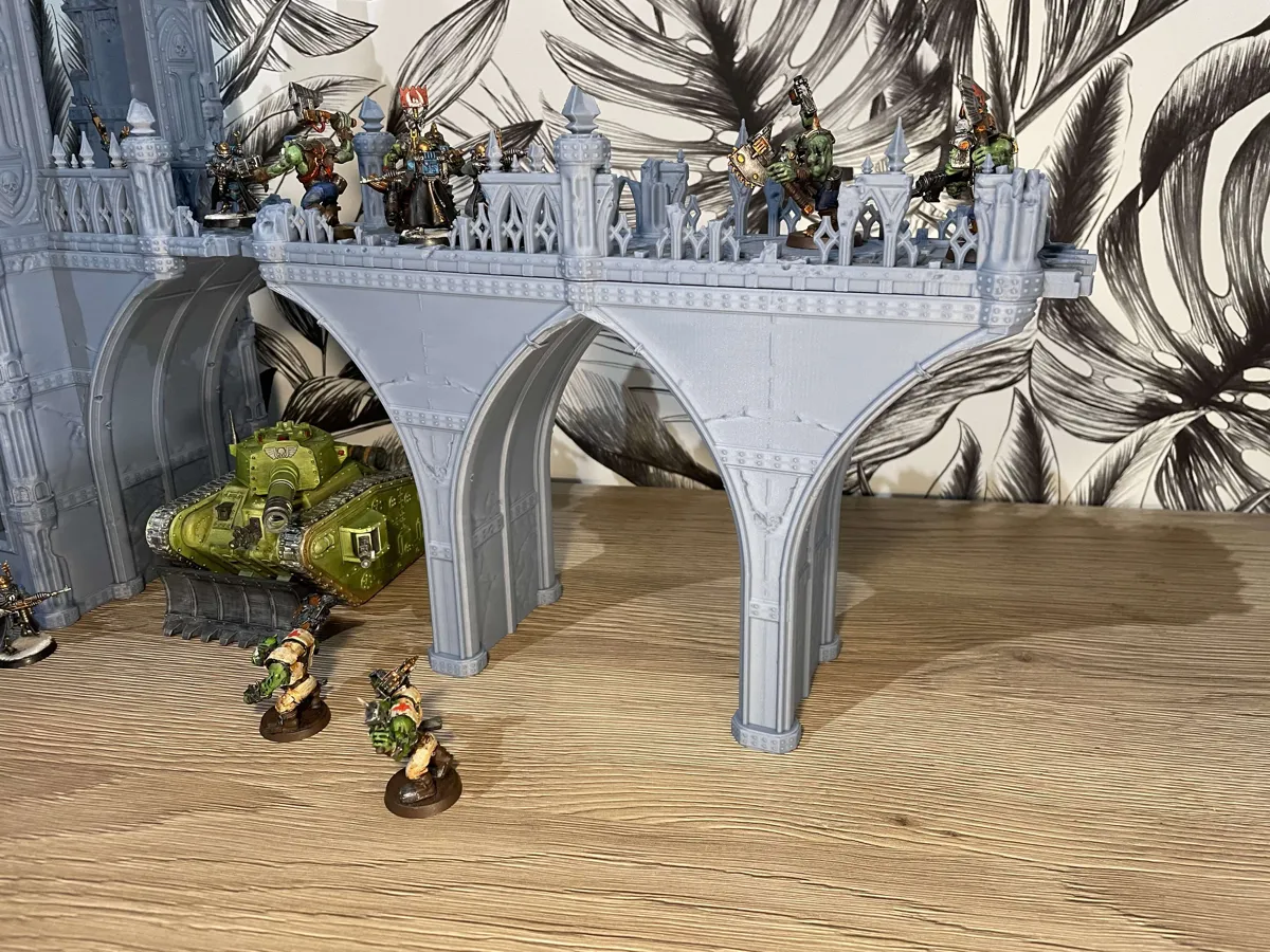 Wargame terrain Bridge Melassa Imperial ruins, photo 3 of 4 - Wargame terrain Bridge Melassa Imperial ruins Board Games & Tabletop